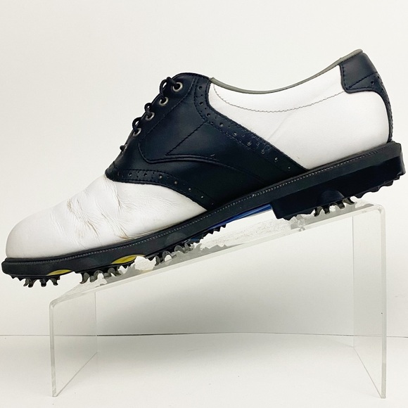 Footjoy Black‎ And White Golf Shoes Size 9.5 - Picture 8 of 9